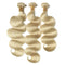 Maganda Rain 100 % unbehandeltes menschliches Haar Nr. 613, gewellt, Bundle, 3 Angebote